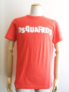 D2 ロゴプリント T-SHIRT (RED)  Negative Dyed  Cool Fit  S74GD0494