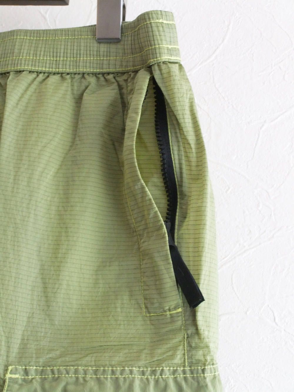 NYLON METAL RIPSTOP H/PANTS (LEMON) ナイロンメタルハーフパンツ   7015L1017