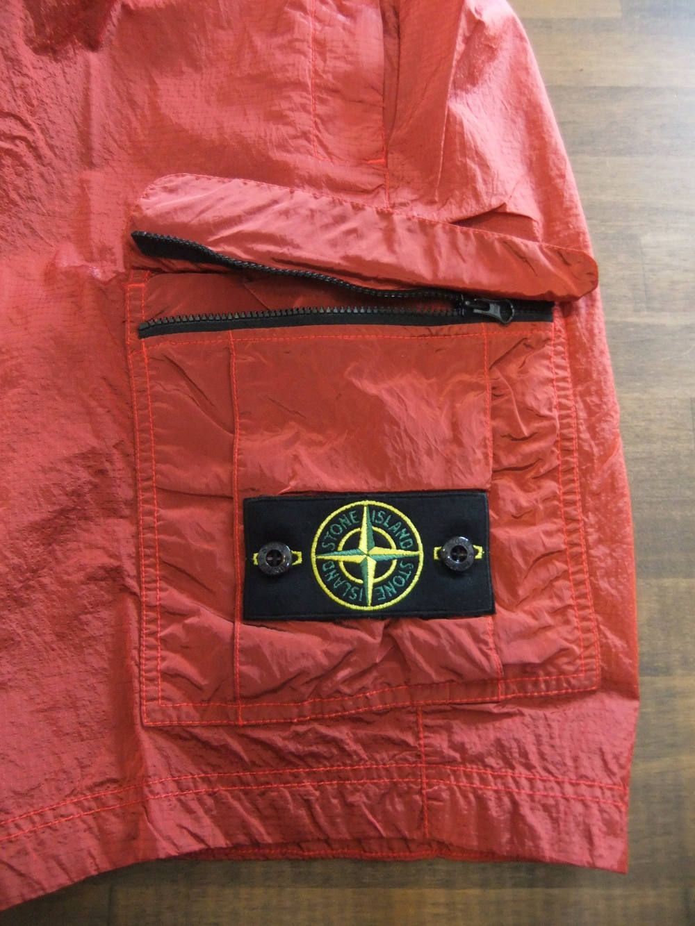 STONE ISLAND - NYLON METAL RIPSTOP H/PANTS (ORANGE) ナイロンメタル