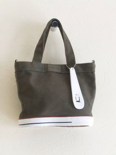 キャンバス トートバッグ C-TYPE  (カーキ)