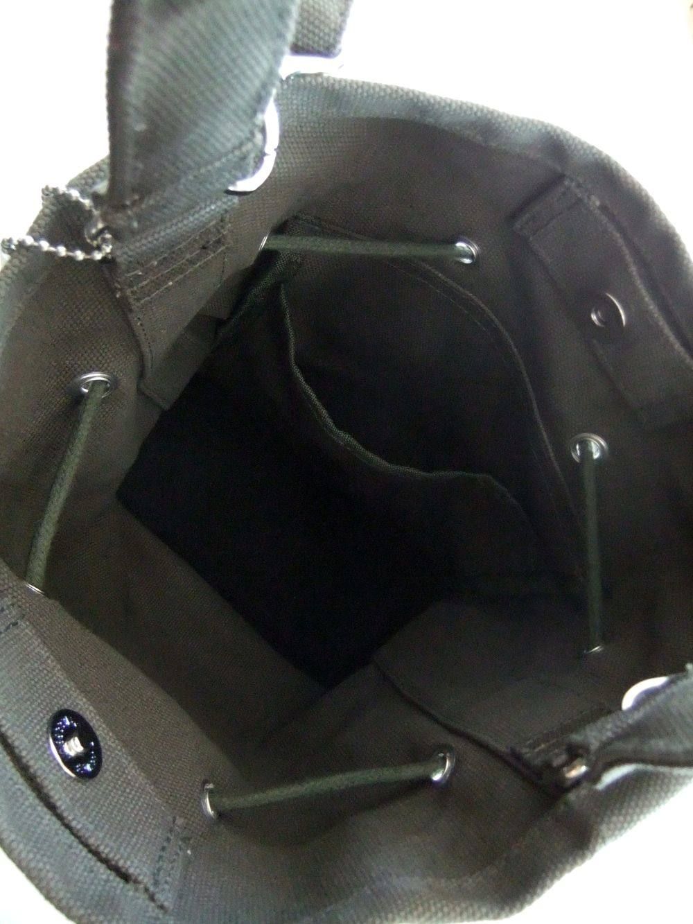 キャンバス 巾着型トートバッグ C-2 TYPE  (カーキ)
