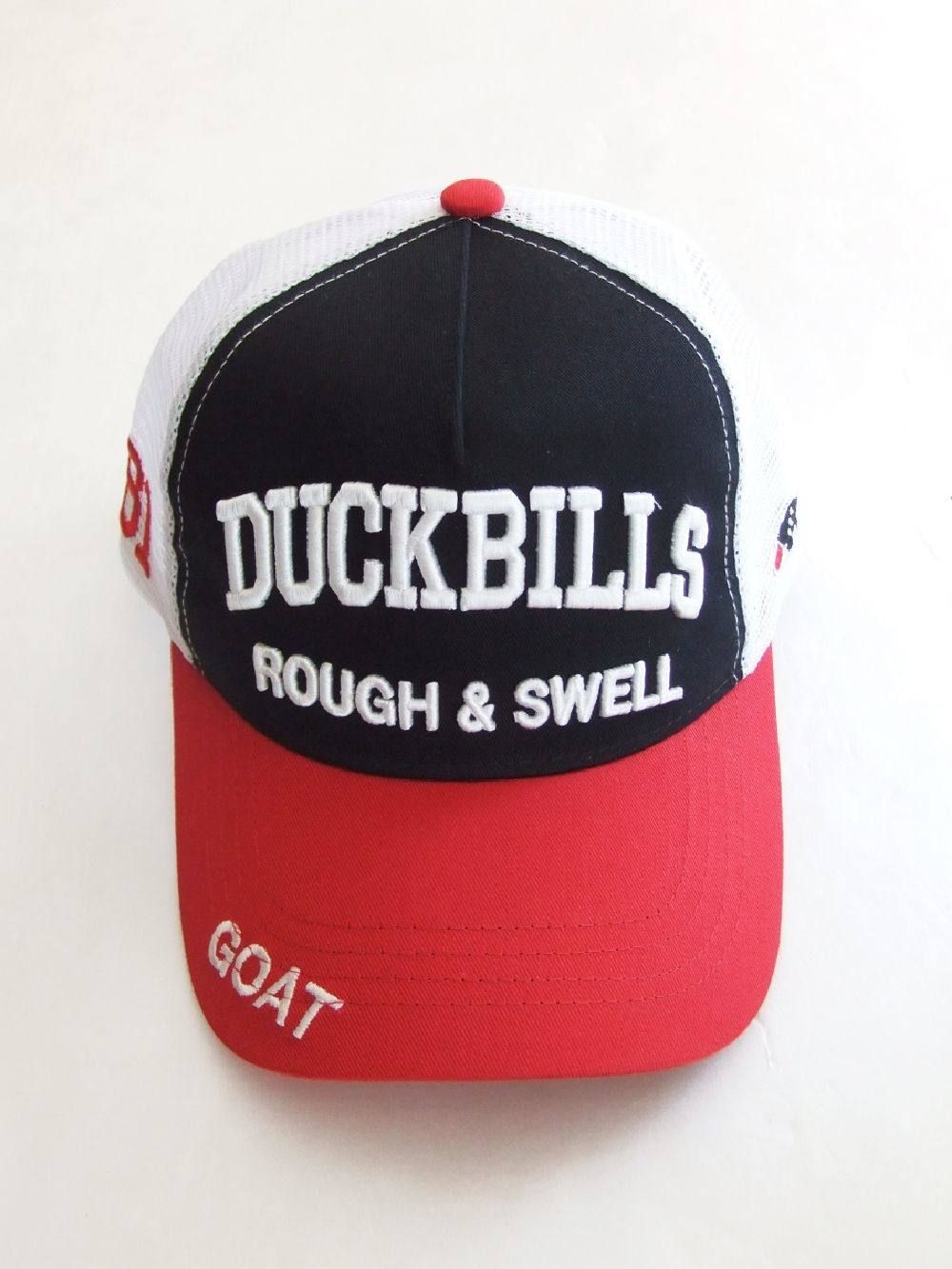 MESH TOUR CAP ( BLACK × RED ) ロゴ入りキャップ