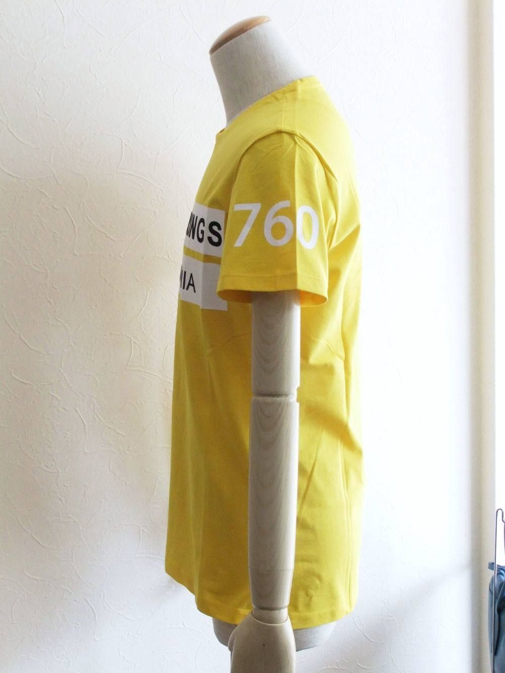 PALM SPRINGS ロゴ プリント Tシャツ (YELLOW)