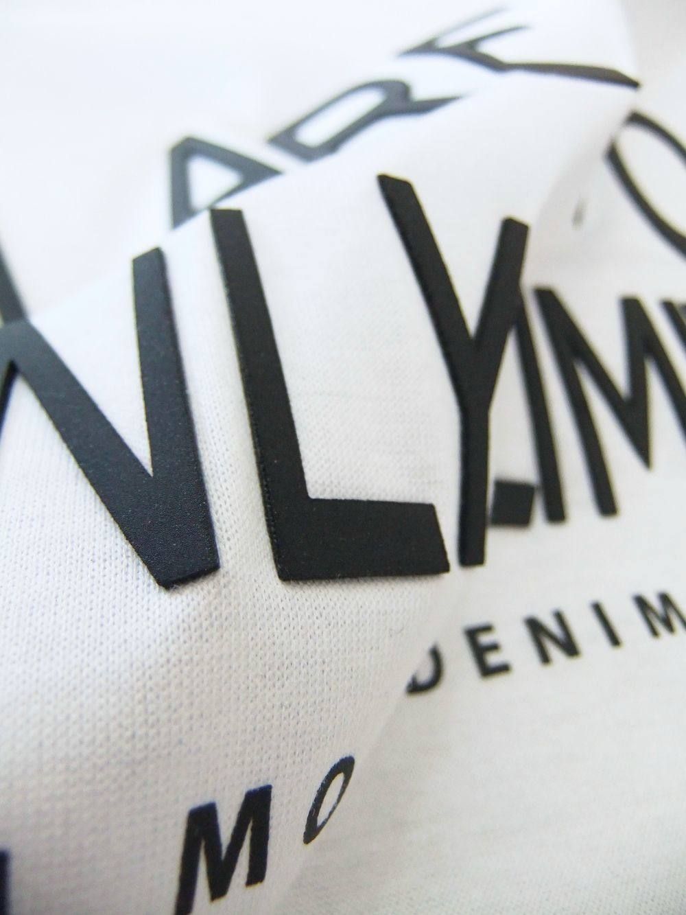ONLY LIMIT ロゴ プリント Tシャツ (WHITE)