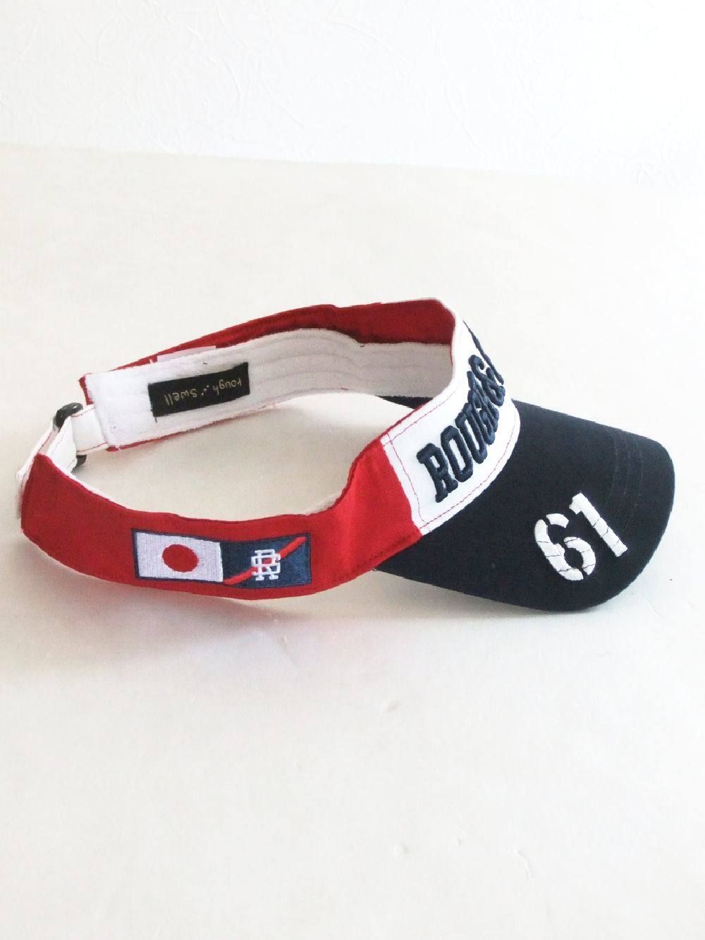 WORLD TOUR VISOR ( DARK NAVY × RED ) ロゴ入りバイザー