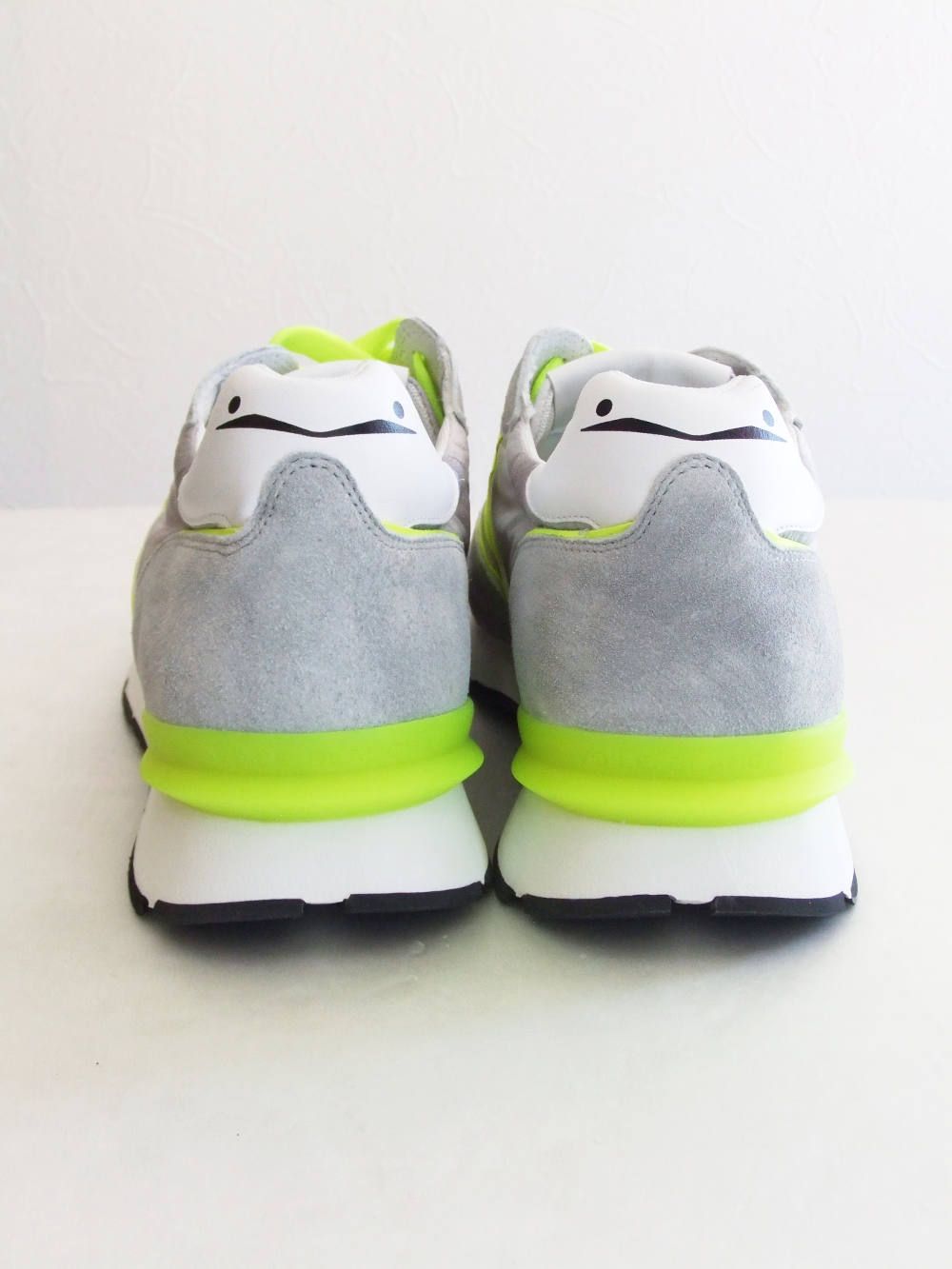 LIAM RACE  ナイロン×スエード  スニーカー (GRAY×L.YELLOW)