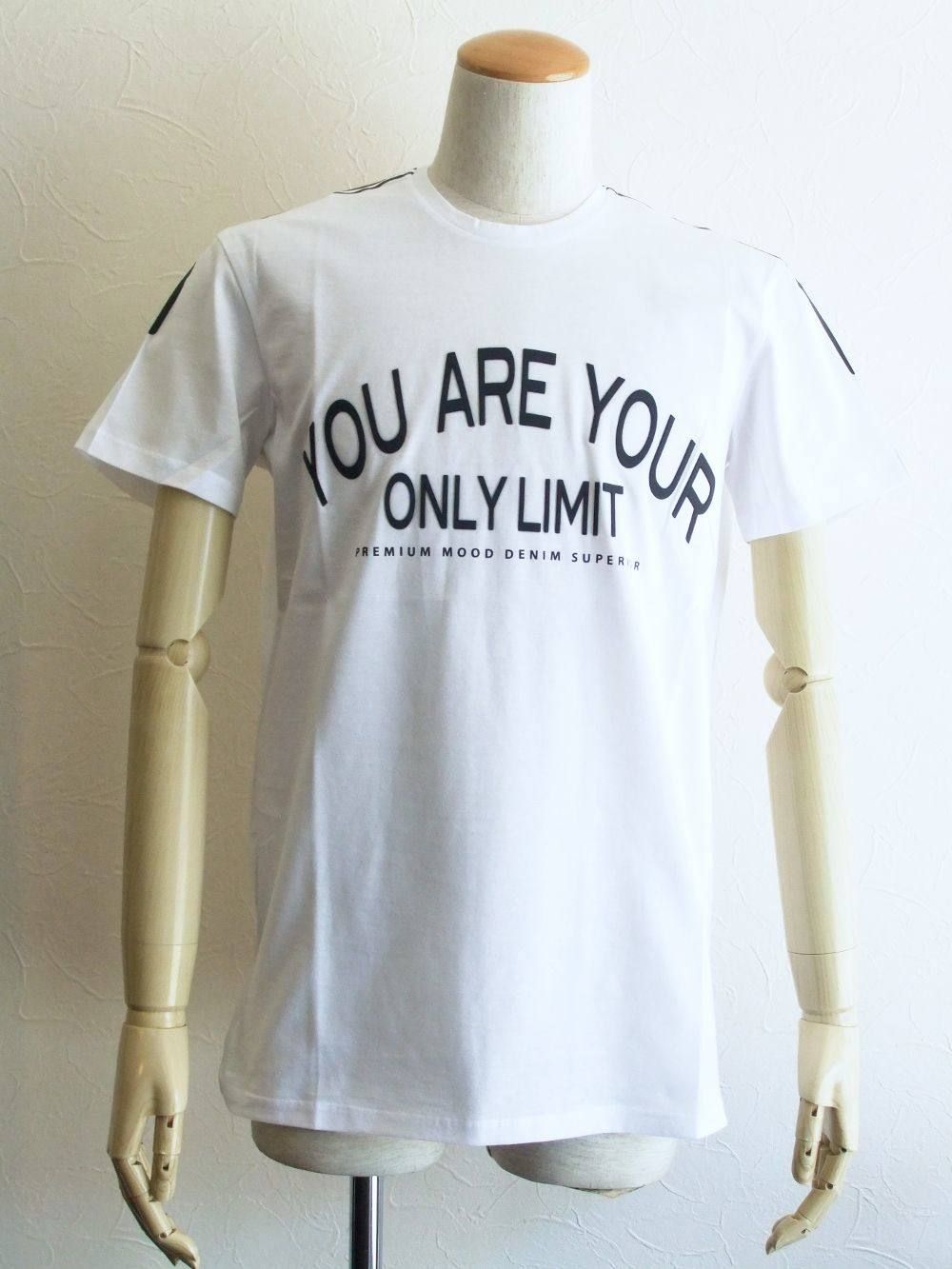 ONLY LIMIT ロゴ プリント Tシャツ (WHITE)