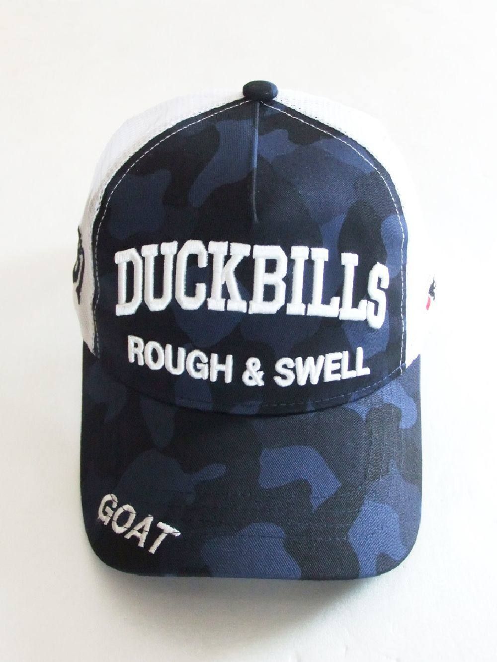 MESH TOUR CAP CAMO ( NAVY ) ロゴ入りキャップ