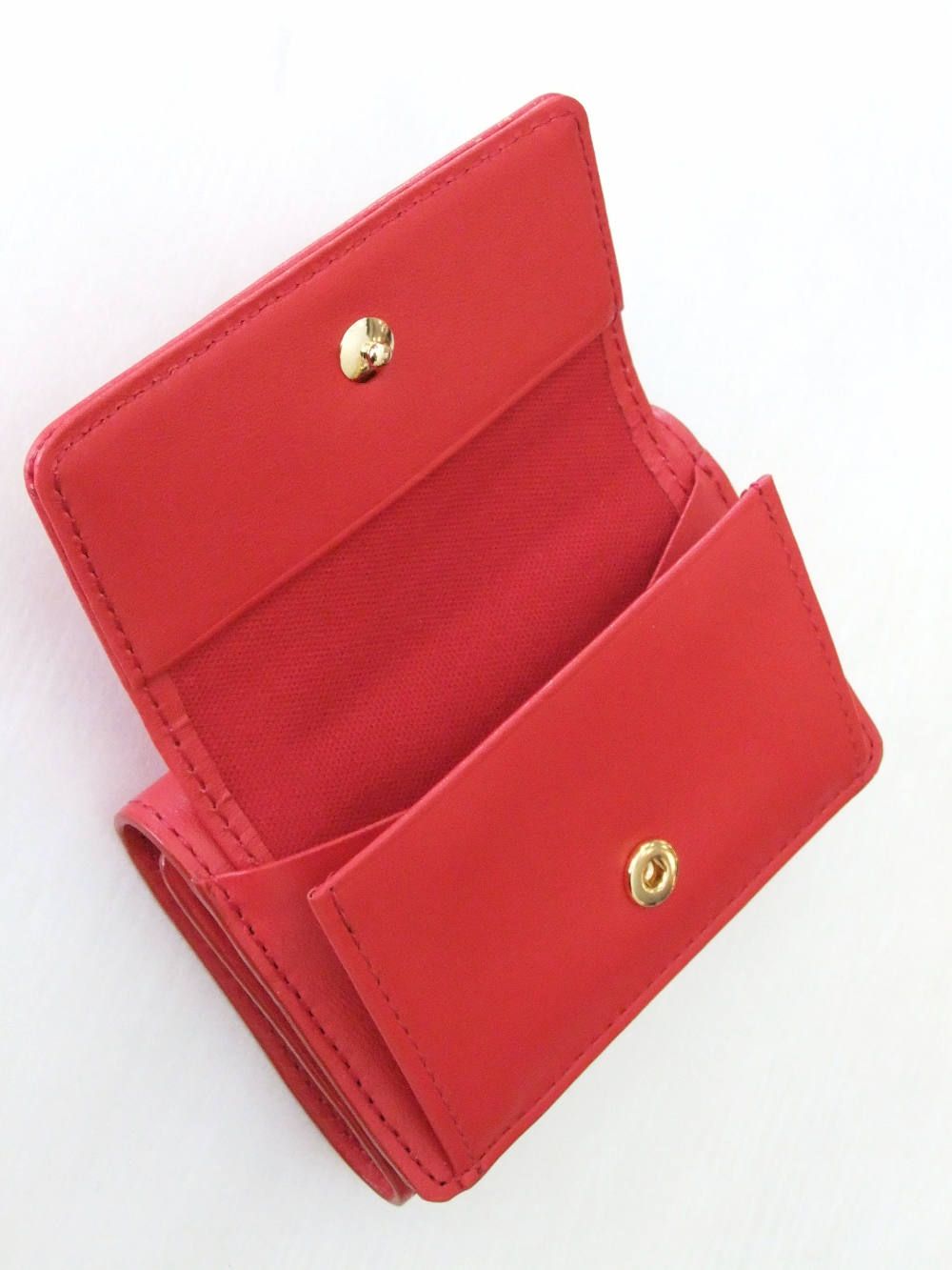 三つ折り財布 SS  (レッド)   PORTA  V-5041