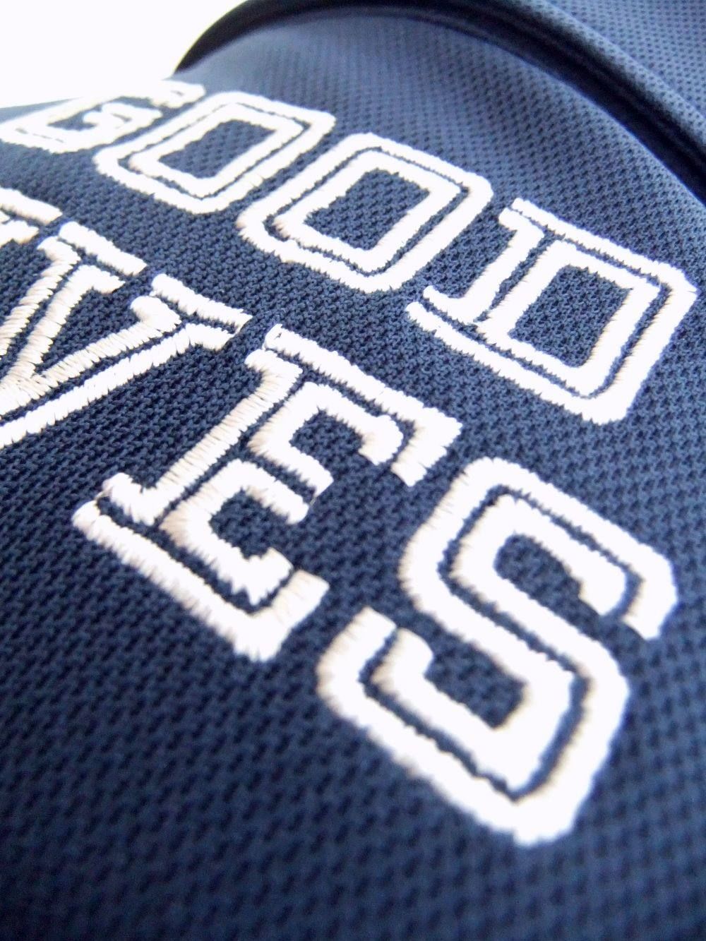 CASSETTE POLO ( NAVY ) 半袖ポロシャツ