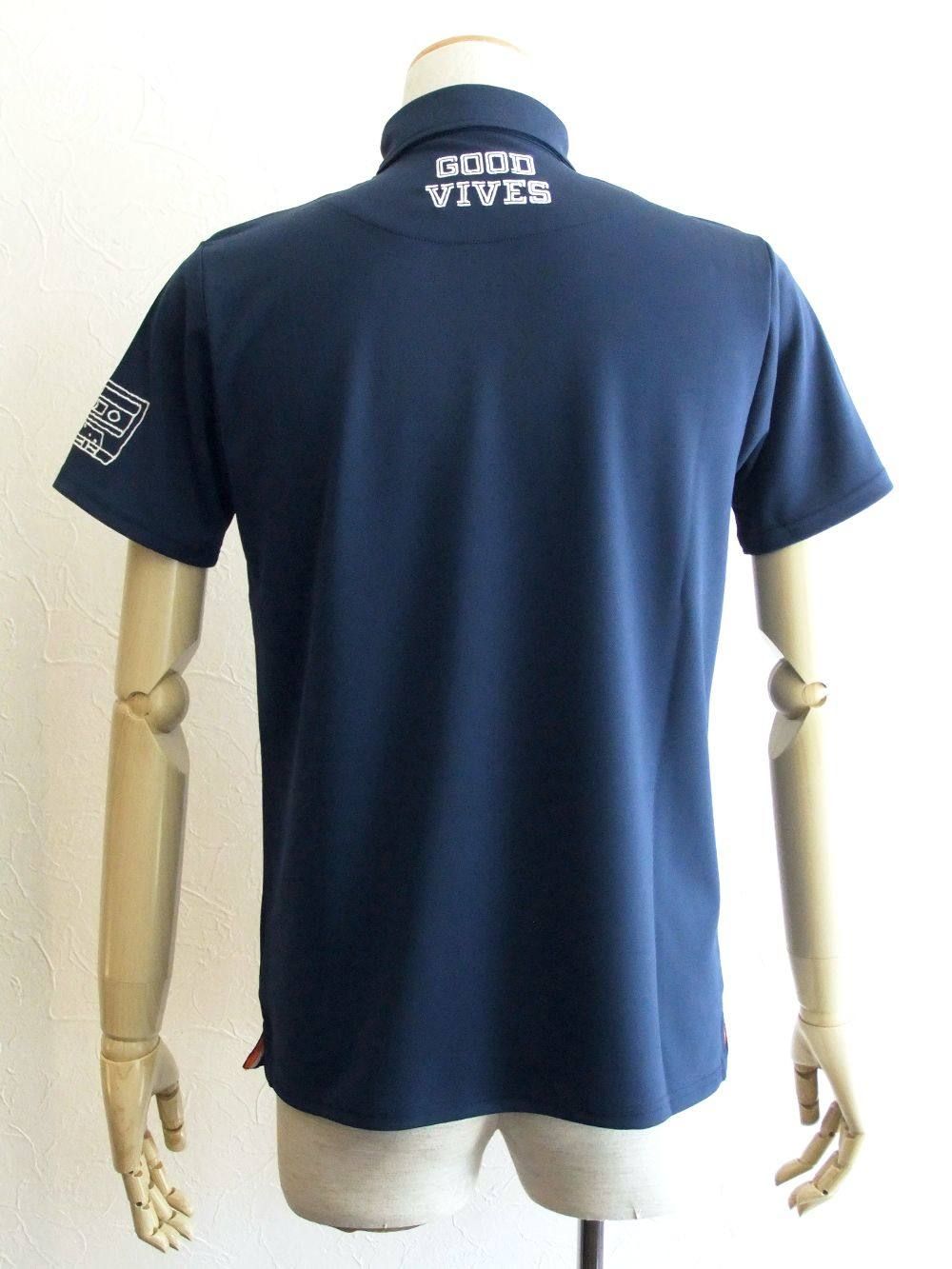 CASSETTE POLO ( NAVY ) 半袖ポロシャツ