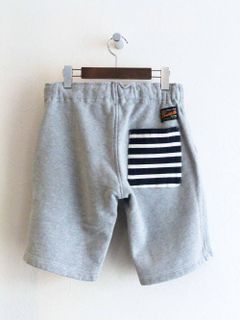 BORDER HIP SHORTS ( GRAY )  定番スウェット ショートパンツ