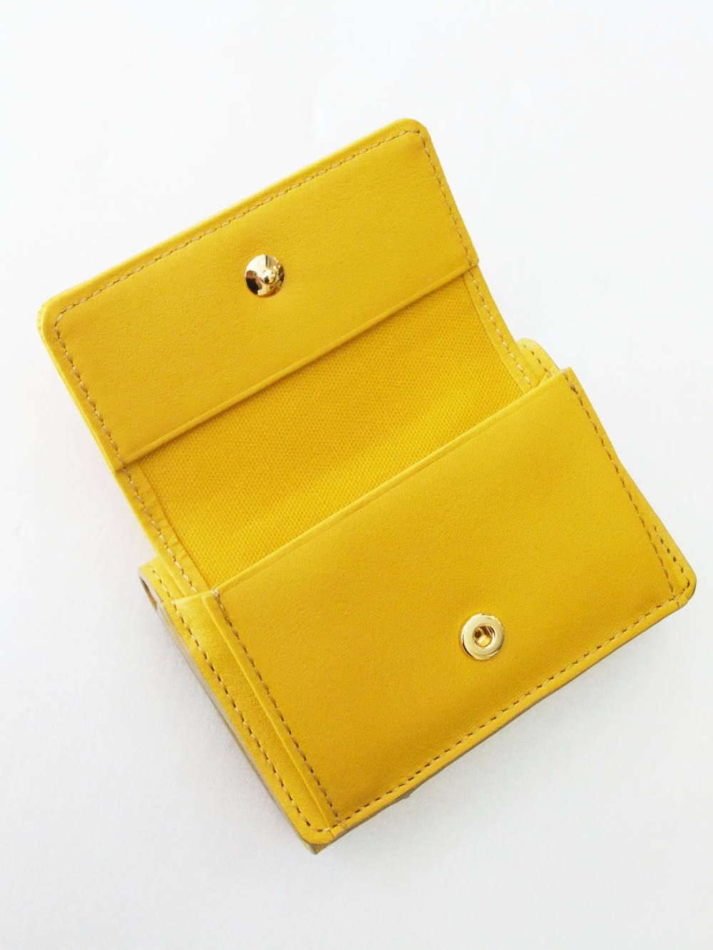 三つ折り財布 SS  (イエロー)   PORTA  V-5041