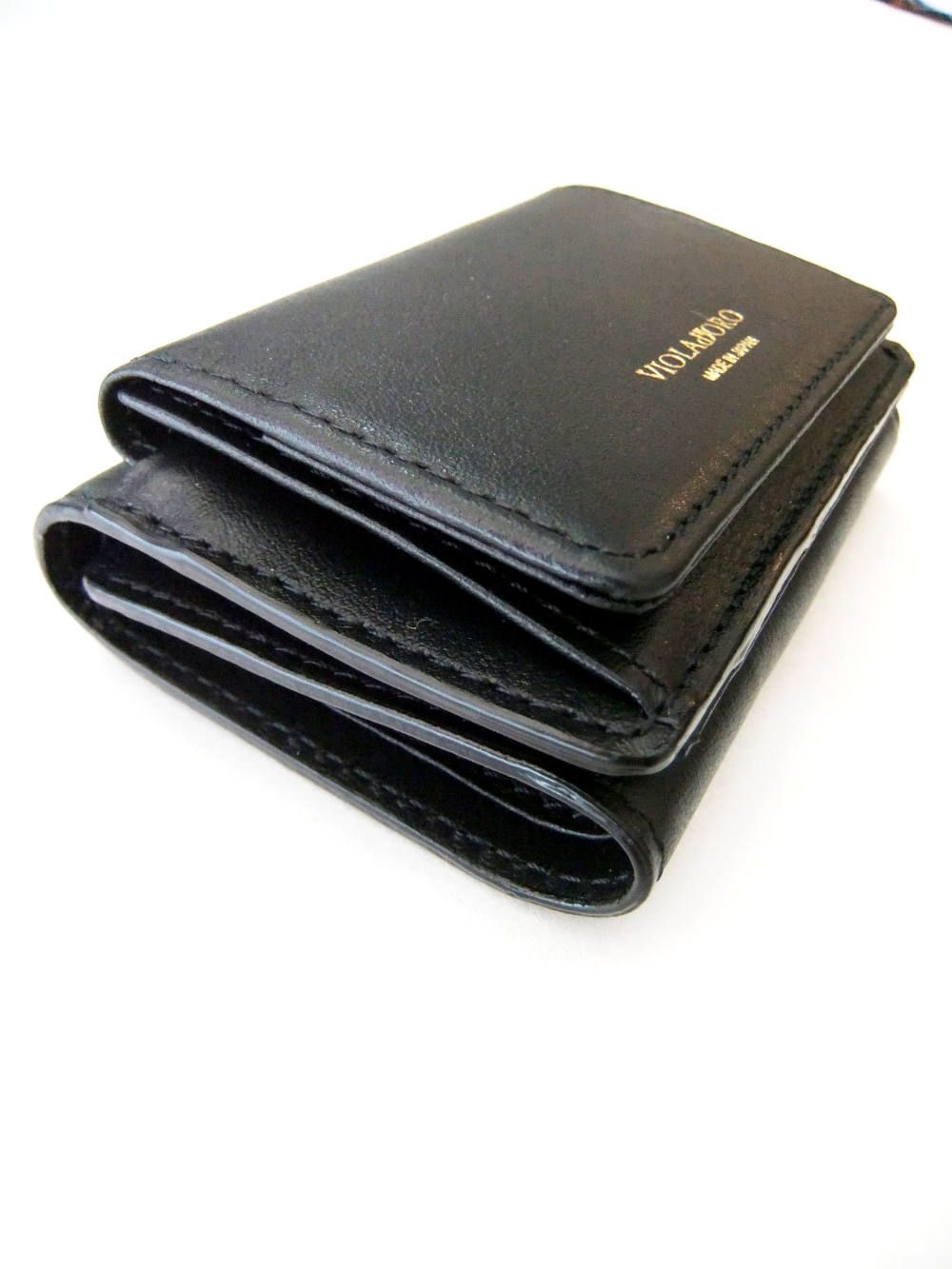 三つ折り財布 SS  (ブラック)   PORTA  V-5041