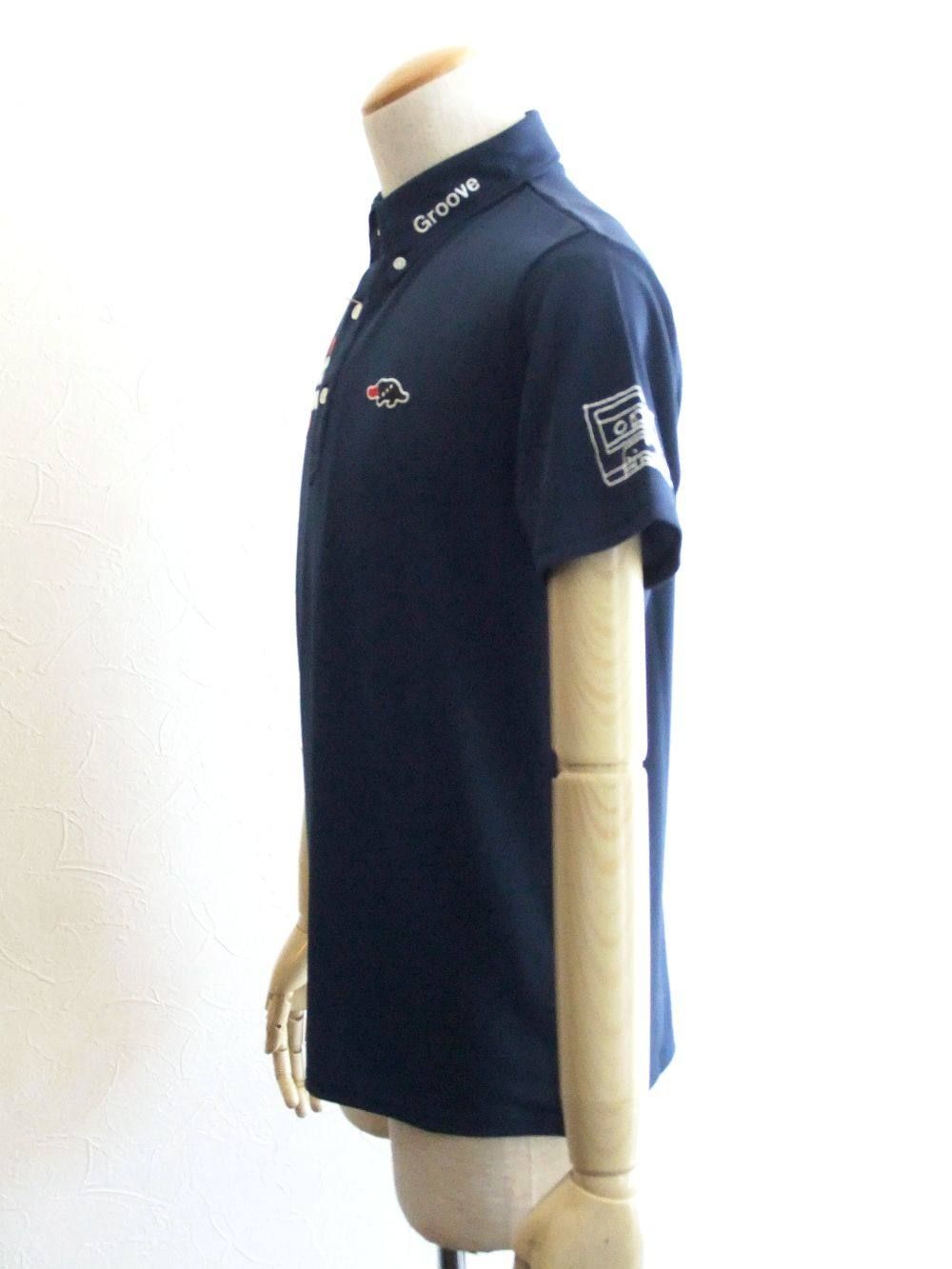 CASSETTE POLO ( NAVY ) 半袖ポロシャツ