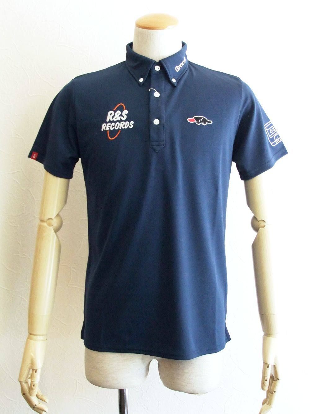 CASSETTE POLO ( NAVY ) 半袖ポロシャツ
