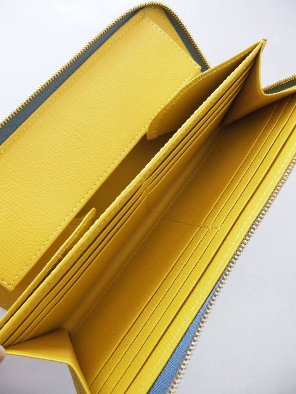 L字型 長財布 (サックスブルー)   PORTA  V-5037