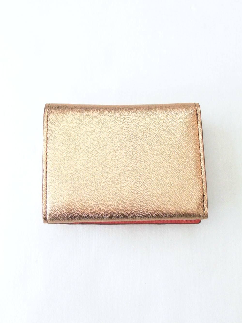 三つ折り財布 S (ローズピンク)   PORTA  V-5032
