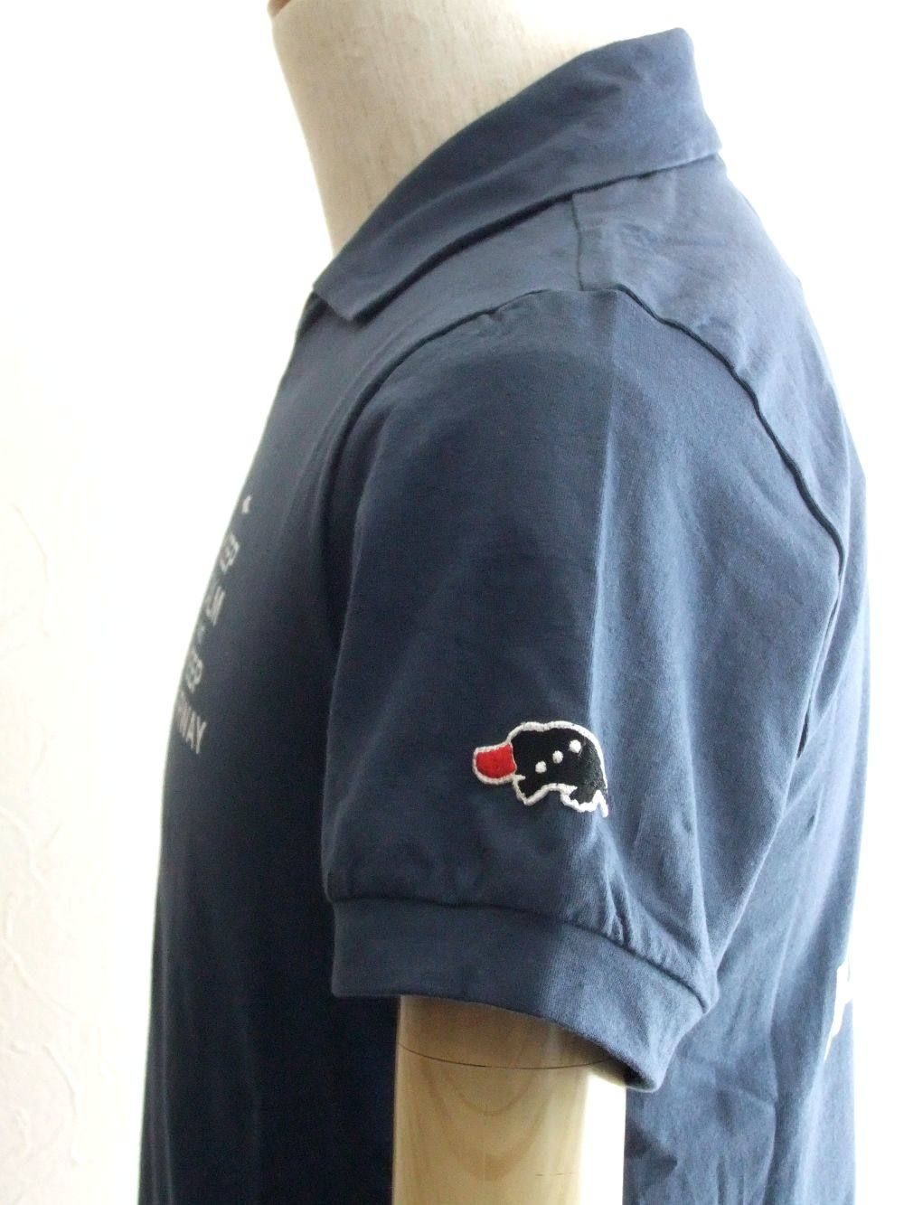KEEP CALM SKIPPER ( NAVY ) 半袖ポロシャツ