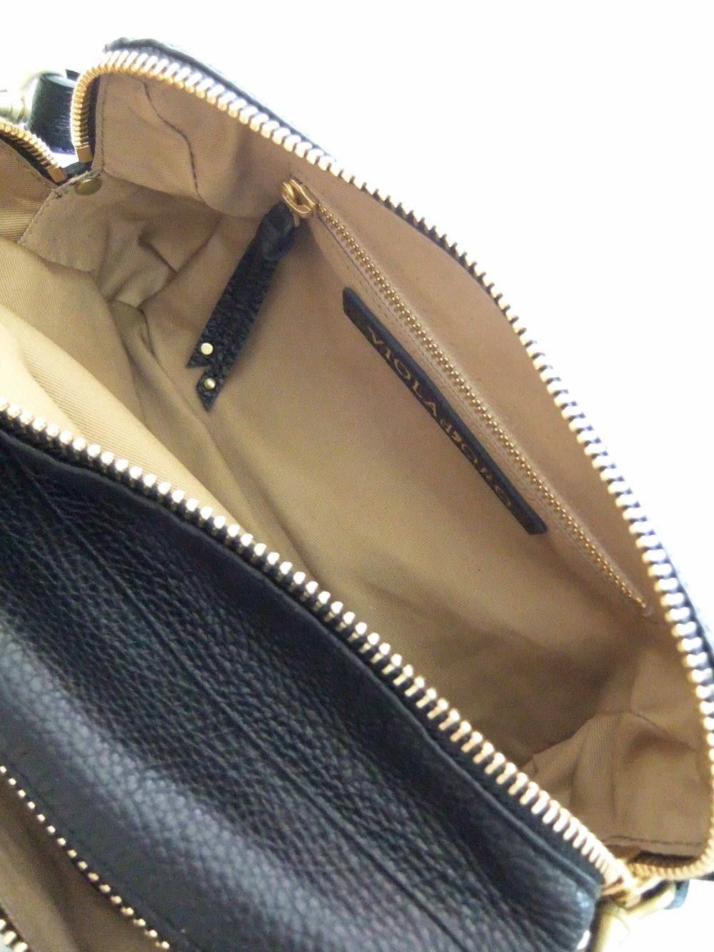2WAY ショルダーバッグ  (ブラック)   ADRIA   V-1001