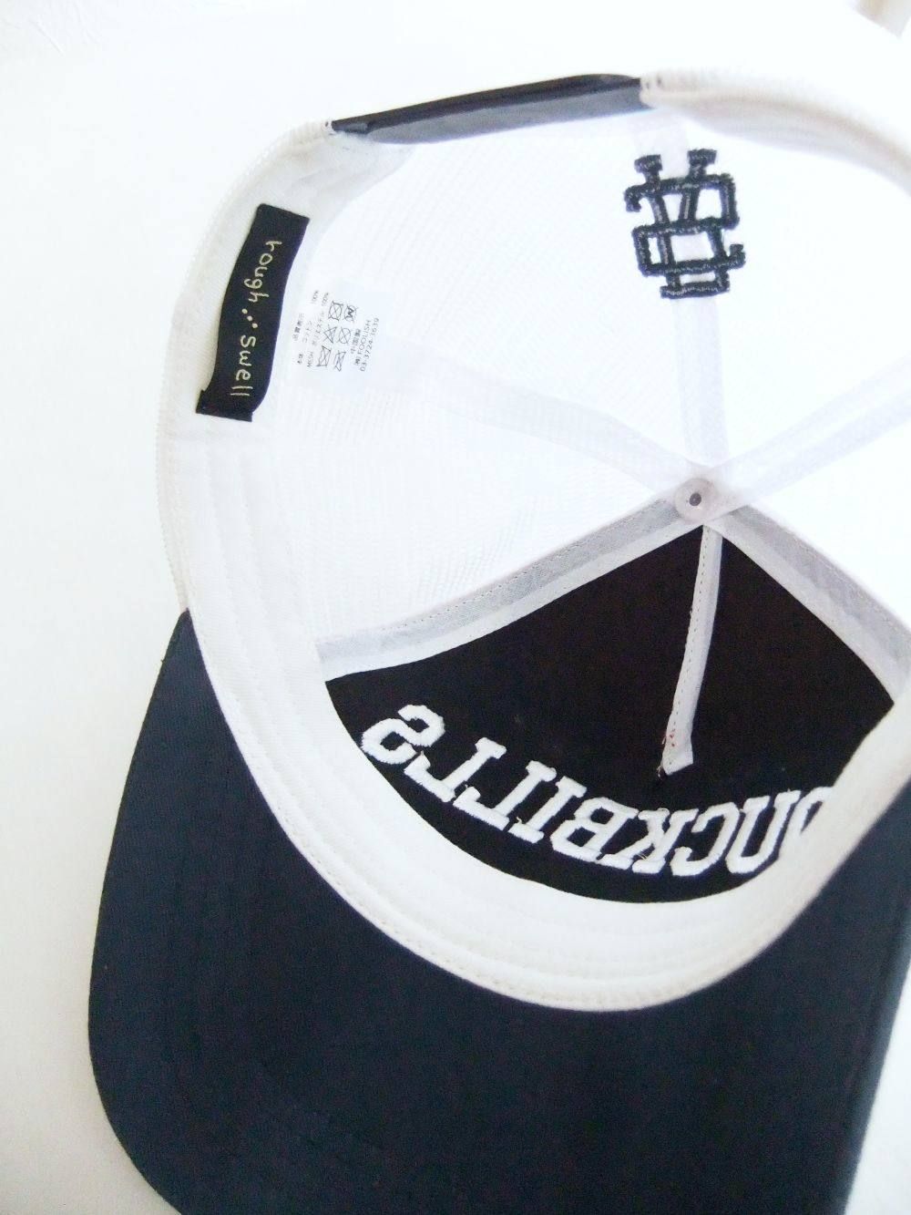 MESH TOUR CAP ( RED × BLUE GRAY ) ロゴ入りキャップ