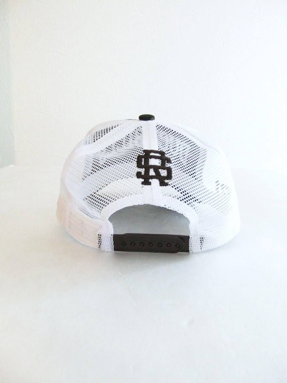 MESH TOUR CAP CAMO ( OLIVE ) ロゴ入りキャップ