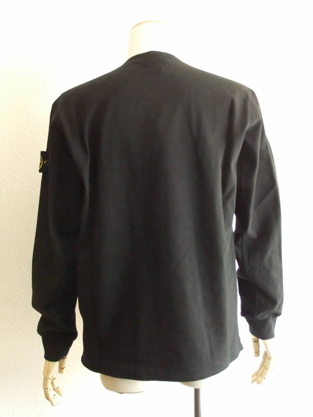ロゴ クルーネック L/Tシャツ ( BLACK ) 62350