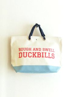 Duckbills Tote   キャンバストートバッグ (サックスブルー)