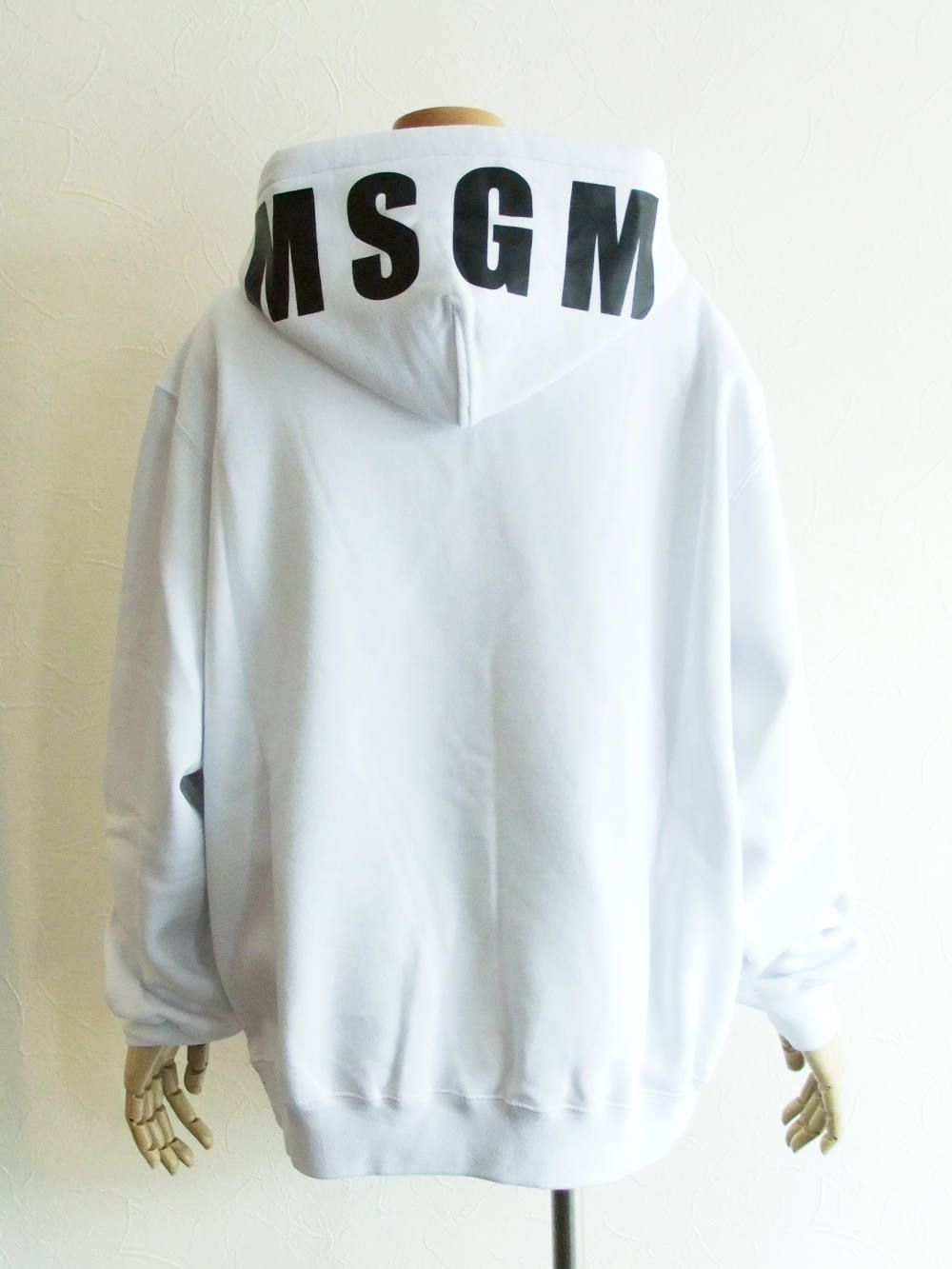 《LADIES》 ロゴ スウェットフーディー   (ホワイト) MDM68-195799