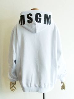 《LADIES》 ロゴ スウェットフーディー   (ホワイト) MDM68-195799