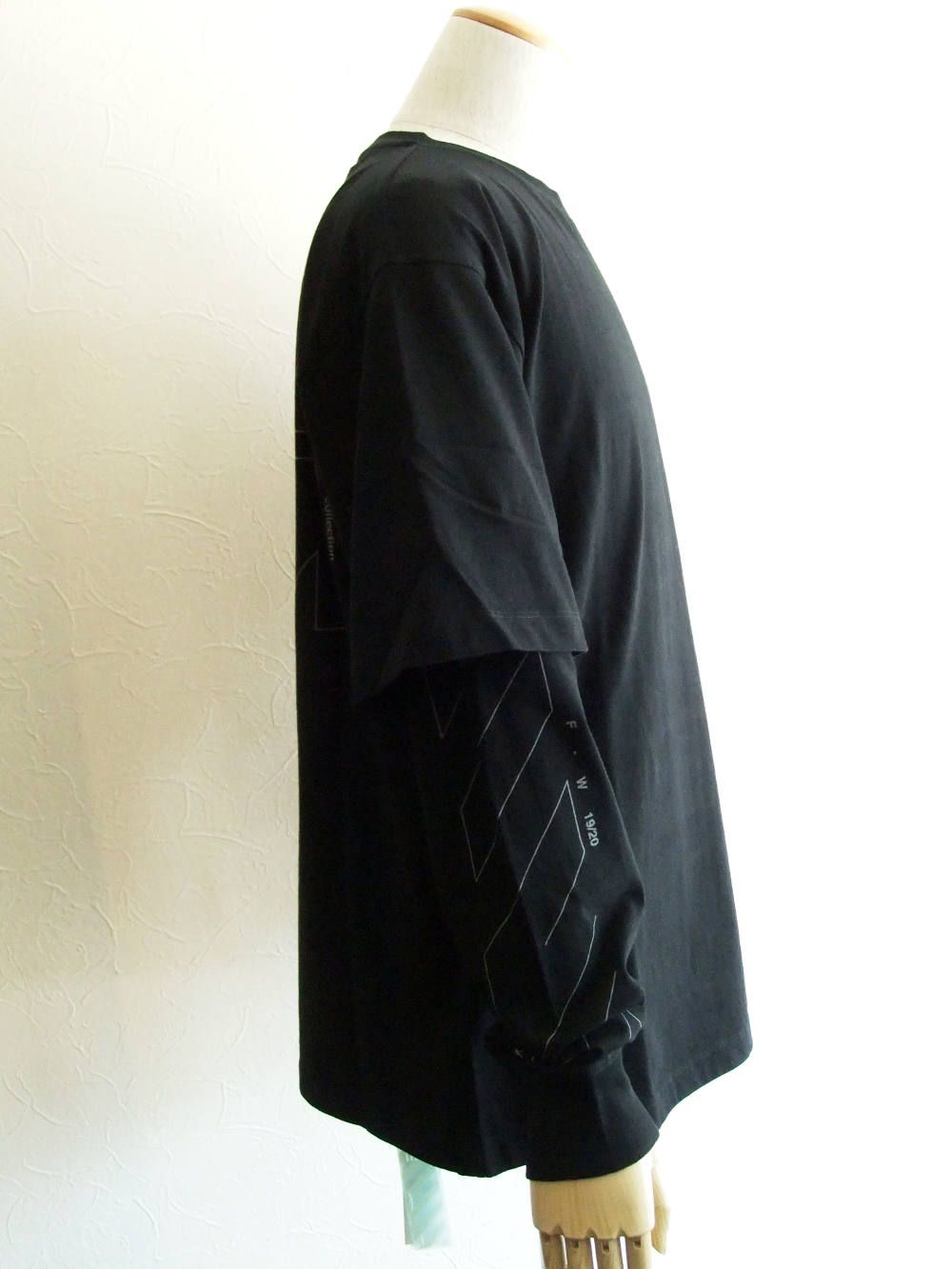 DIAG UNFINISHED D. SLEEVE TEE ( クルーネック Tシャツ )