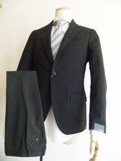 ウール ストレッチ シングルスーツ