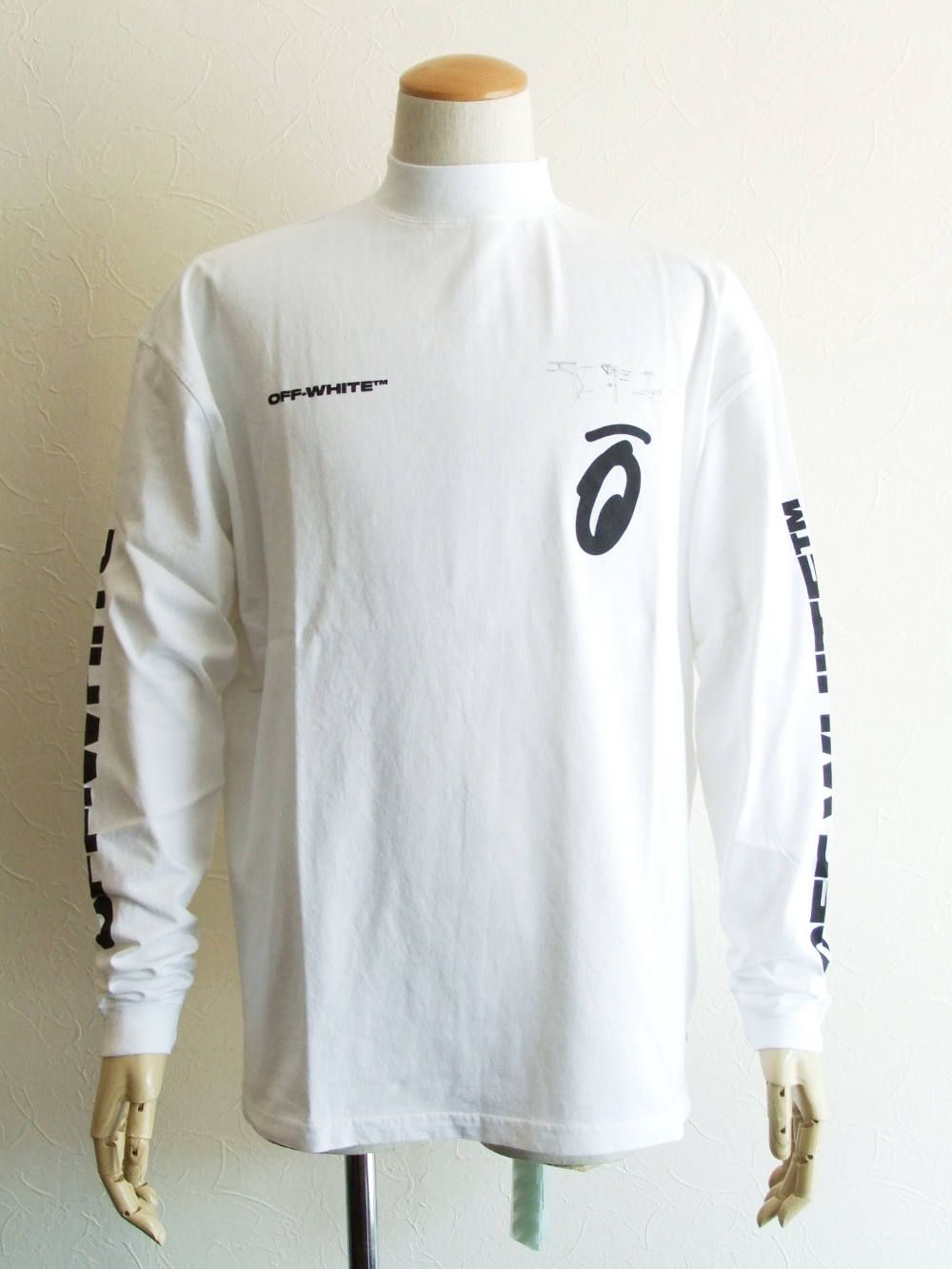 SPLITTED ARROWS OVER MOCK TEE ( モックネック Tシャツ )