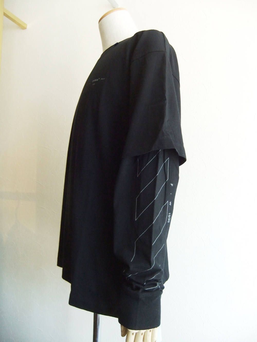 DIAG UNFINISHED D. SLEEVE TEE ( クルーネック Tシャツ )