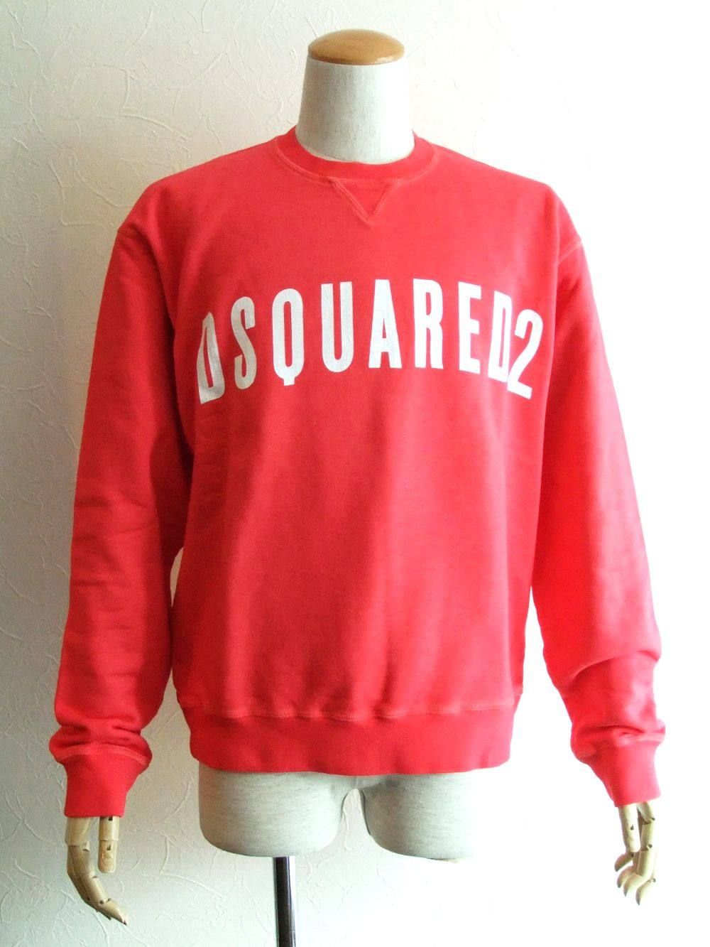 Dsquared2 - ロゴプリント スウェットプルオーバー (レッド) S74GU0357