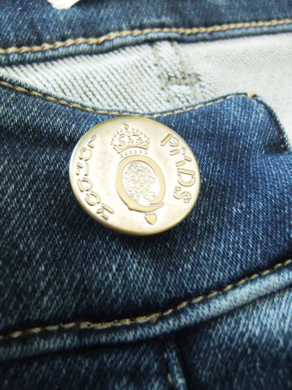 ジャジーダメージデニムパンツ  JERSEY EASY DENIM PANT