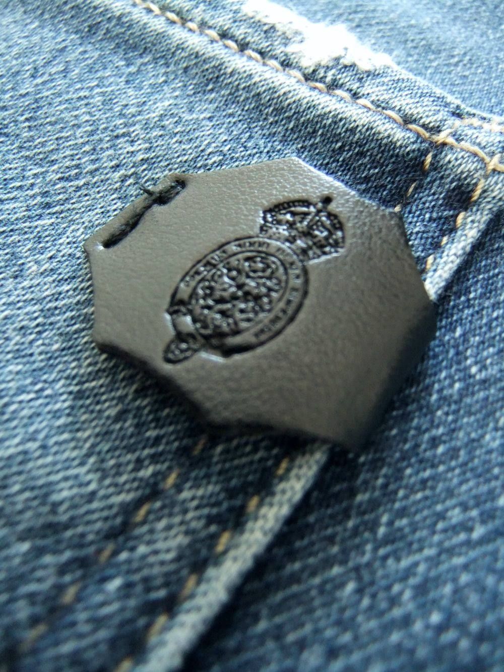 ジャジーダメージデニムパンツ  JERSEY EASY DENIM PANT