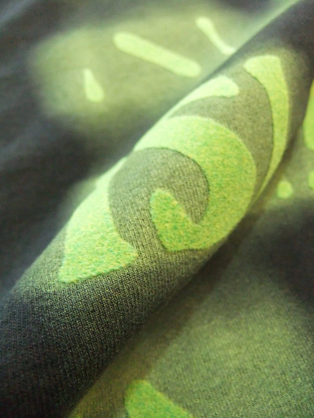 'GRAPHIC FIVE' ロゴ クルーネック L/Tシャツ ( ブラック )  23484
