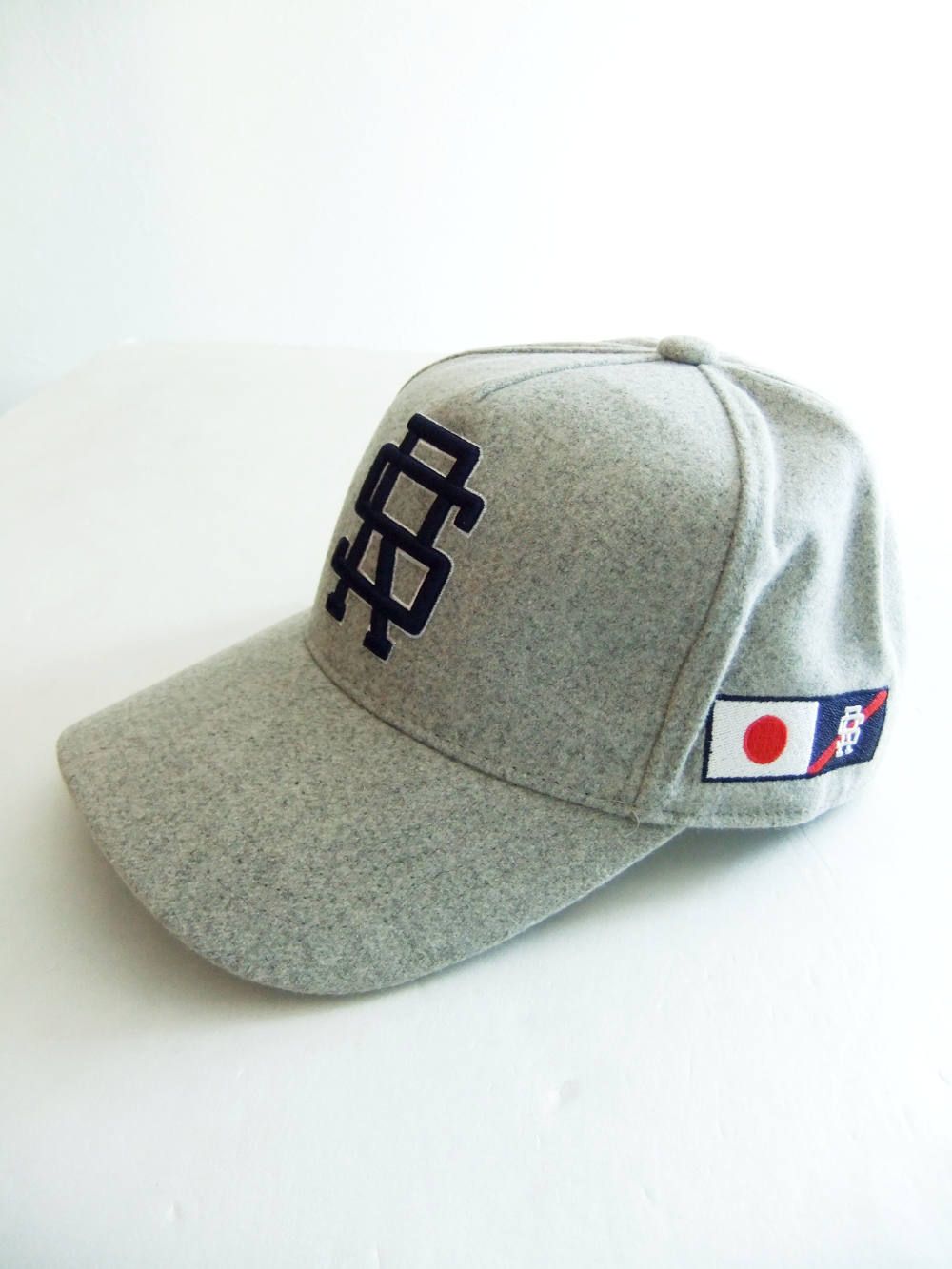FLANNEL B.B Cap 2  ロゴ入りキャップ ( グレー ) RSA-19201