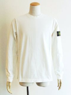 ロゴ クルーネック L/Tシャツ ( WHITE )  62350