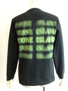 'GRAPHIC FIVE' ロゴ クルーネック L/Tシャツ ( ブラック )  23484