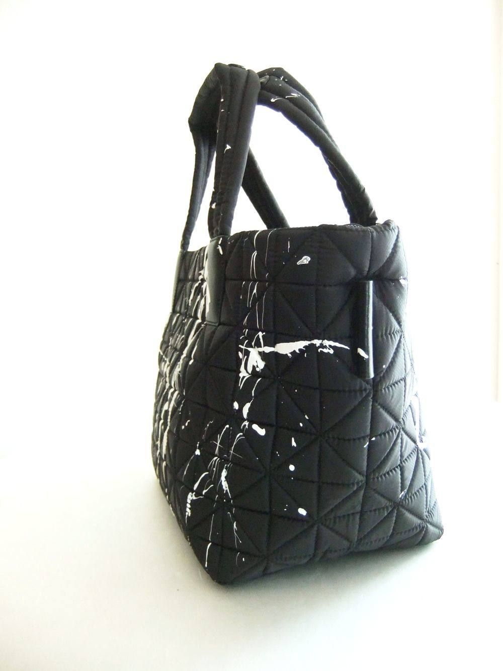 VEE TOTE 2WAY スモール トートバッグ  (ブラック ペイント)