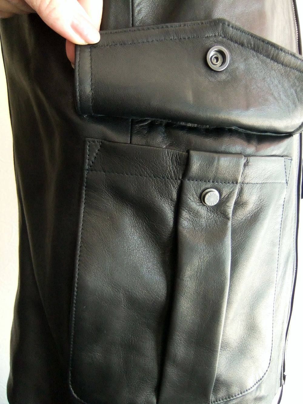 COLIN ラムスキン ナッパレザー A-2 レザーフライトジャケット  (BLACK)