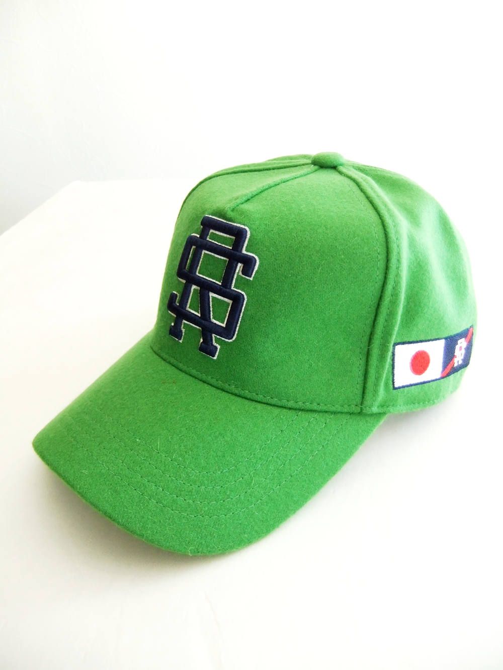 FLANNEL B.B Cap 2  ロゴ入りキャップ ( グリーン ) RSA-19201