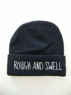 ROUGH BEANIE   ロゴニットキャップ ( ネイビー ) RSA-19204