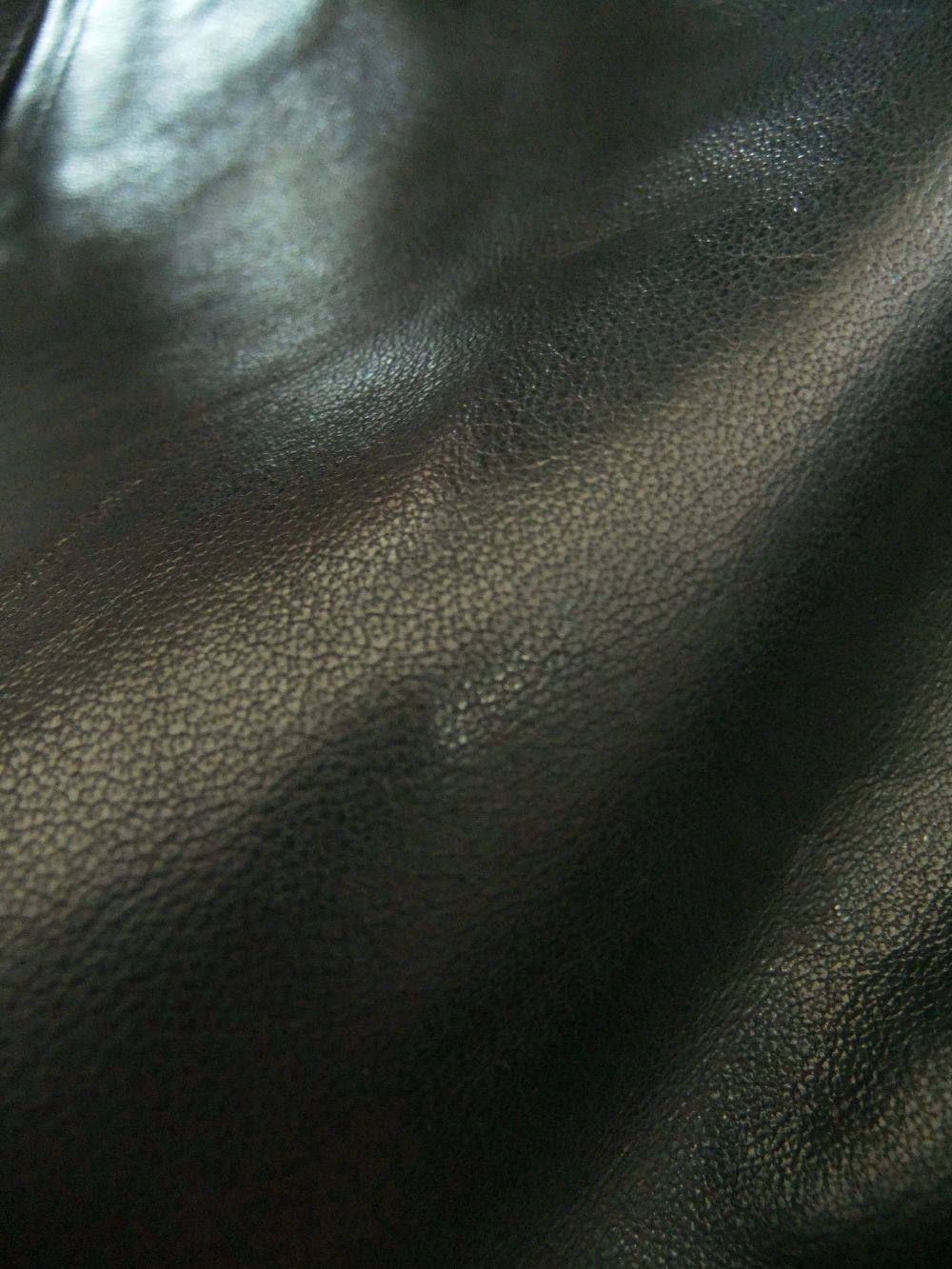 COLIN ラムスキン ナッパレザー A-2 レザーフライトジャケット  (BLACK)