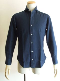 ウォッシャブル INDIGO ツイルシャツ  92031379000L84