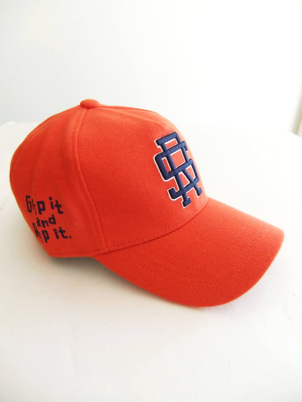 FLANNEL B.B Cap 2  ロゴ入りキャップ ( レッド ) RSA-19201