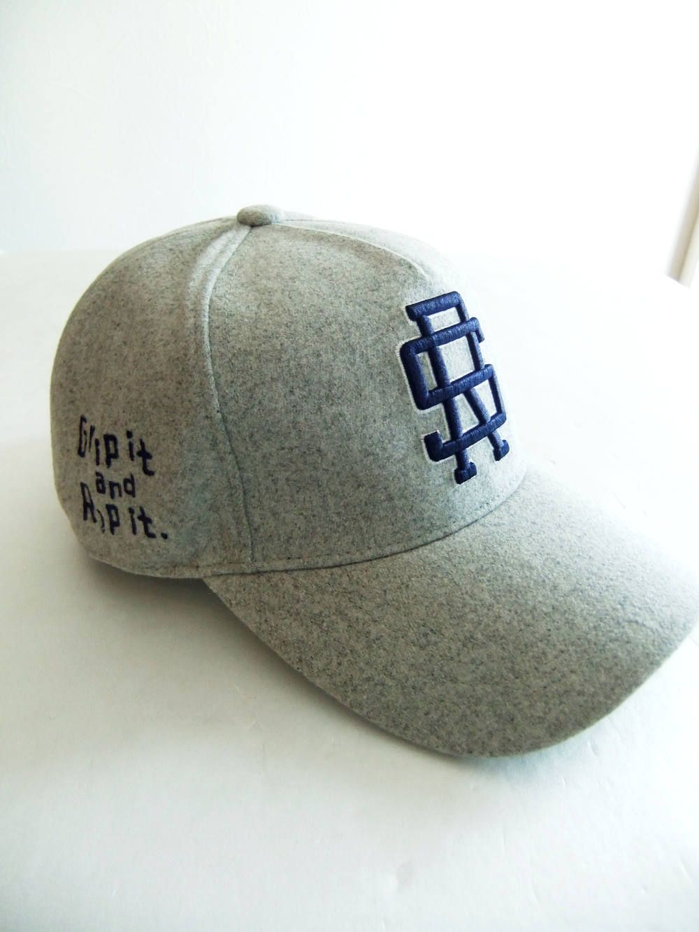 FLANNEL B.B Cap 2  ロゴ入りキャップ ( グレー ) RSA-19201
