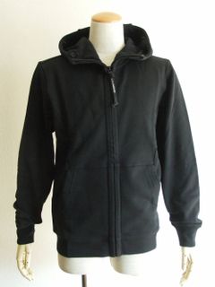 GOGGLES SWEAT PARKA ゴーグル ジップアップ パーカー ( ブラック )  07CMSS003A005086
